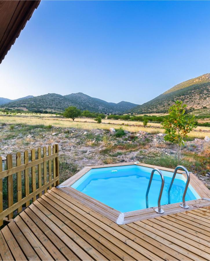 Aldea Los Odres - Cabanas De Madera De 1ª Con Piscina Privada Y Bbq En La Puerta 莫拉塔利亚 外观 照片